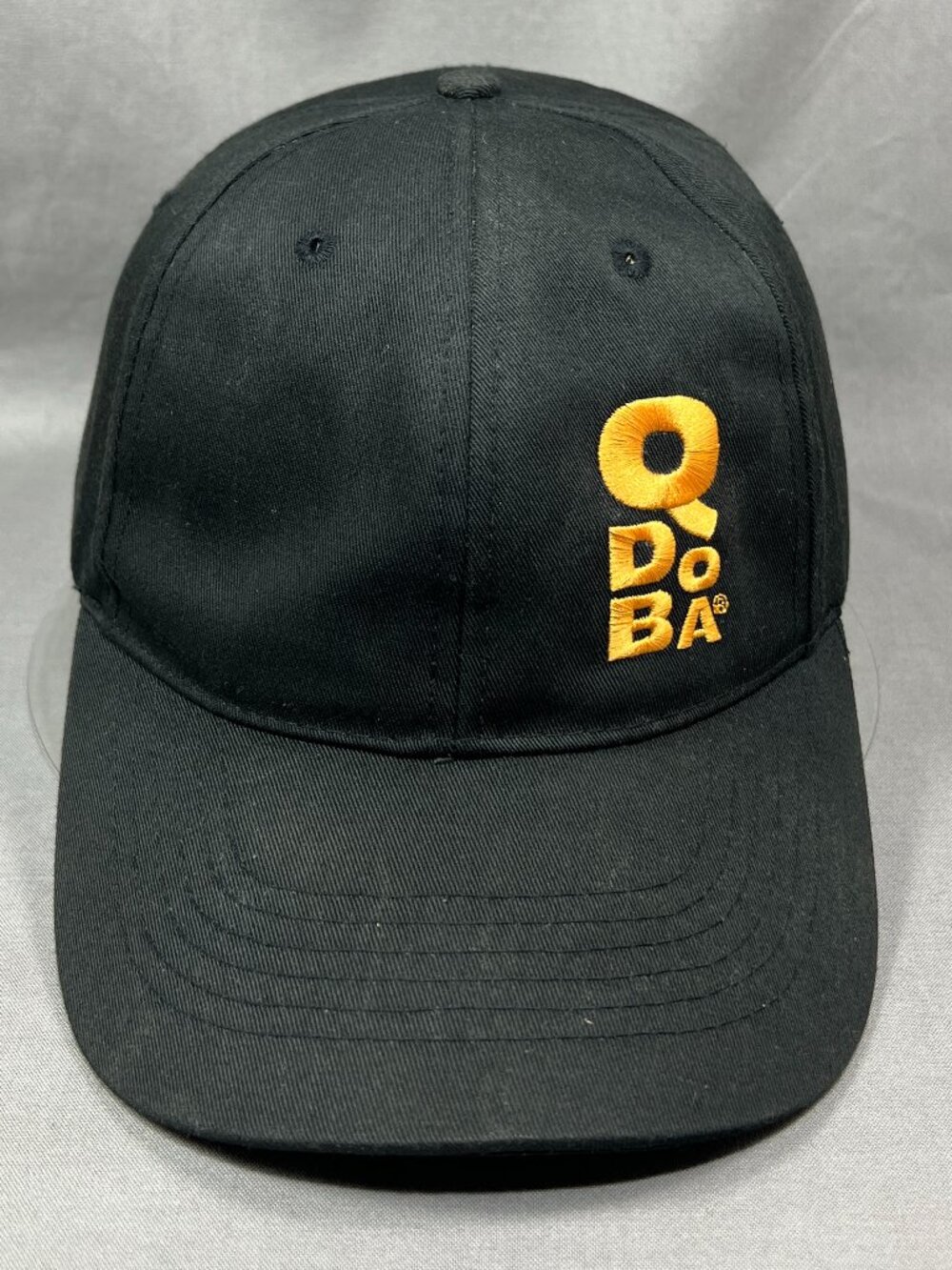 Qdoba Baseball Hat Black Workwear Employee Adjustable Adult Strapback Cap